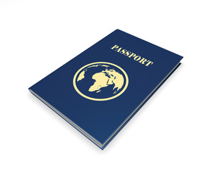 Passport, isolated on a white background