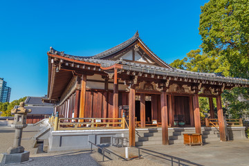 Obraz premium aishiden hall at Shitennoji Temple in Osaka