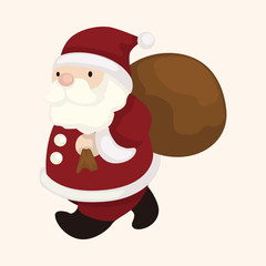 santa claus theme elements