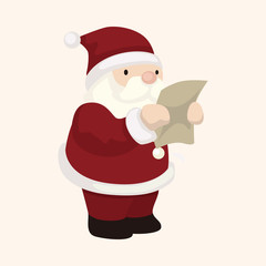 santa claus theme elements