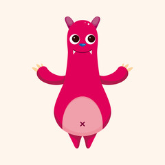 bizarre monster theme elements