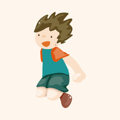 jumping person theme elements