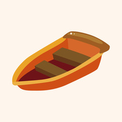 Transportation boat theme elements