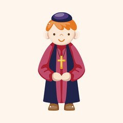 pastor and nun theme elements