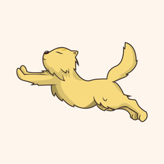 cat cartoon theme elements