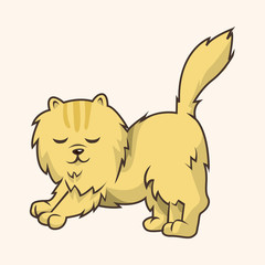 cat cartoon theme elements