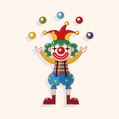 clowns theme elements