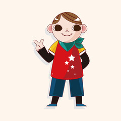 hip hop dancer theme elements