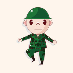 people theme soldier elements