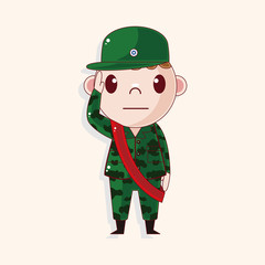 people theme soldier elements