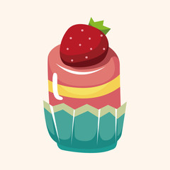 decorating cake theme elements