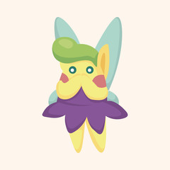 flower elf theme elements