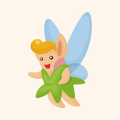 flower elf theme elements