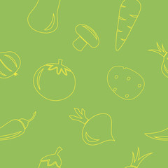 seamless abstract background with vegetables