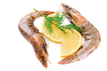 delicious fresh shrimps