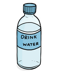 plastic water bottle