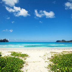 Strandzugang Seychellen