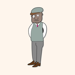 person character theme elements