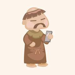 cartoon character person theme elements