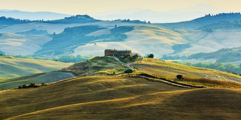 Fotobehang Tuscany landscape, San Quirico d´Orcia, Italy © Gorilla