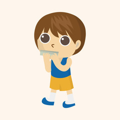 character musician theme elements