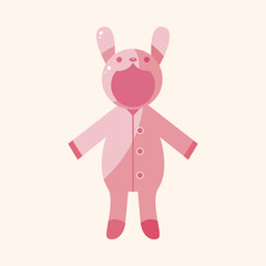 Baby clothes theme elements