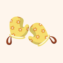 kitchenware oven mitts theme elements