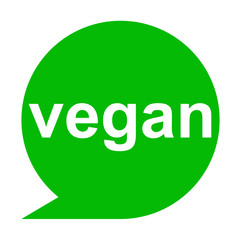 Icono texto vegan