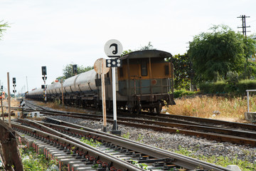 Fototapeta na wymiar Railroad track