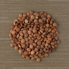Circle of lentils