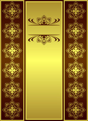 Vintage gold background.