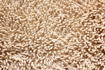 brown cleaning doormat or carpet texture