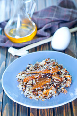 fried eel with rice