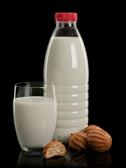 Milk and soft doughnuts