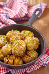 Hasselback potatoes