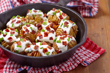 Hasselback potatoes