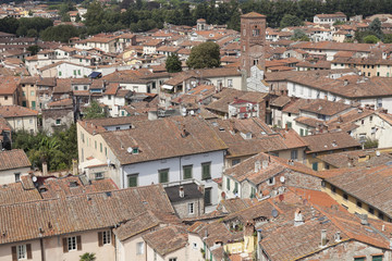 Obraz premium Quartiere storico di Lucca