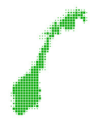 Karte von Norwegen