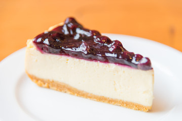 Blueberry cheese cake