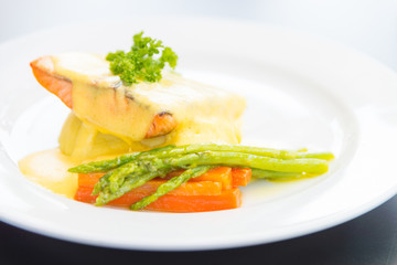 Salmon steak