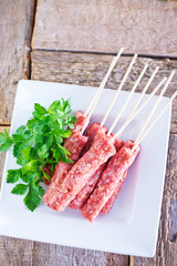 Turkish Traditional Sish Meat Kebab