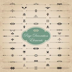 Page decoration elements