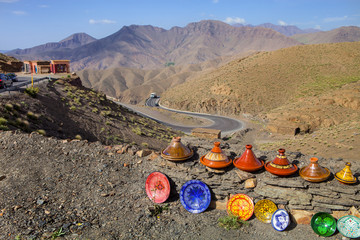 ceramics in the mountains of the High Atlas, Morocco