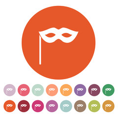 The festive mask icon.