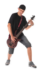 Bass guitarist.