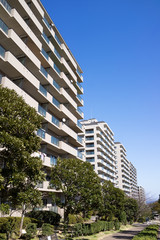 Obraz premium 日本の団地