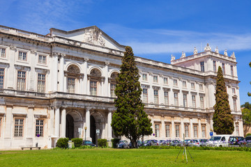 The Ajuda National Palace of Lisbon, Portugal.