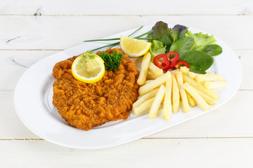 deftiges Schweineschnitzel