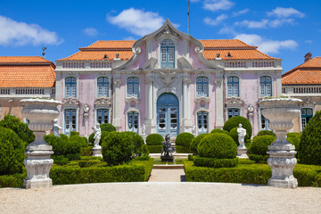 The Ballroom wing of Queluz National Palace, Portugal - obrazy, fototapety, plakaty