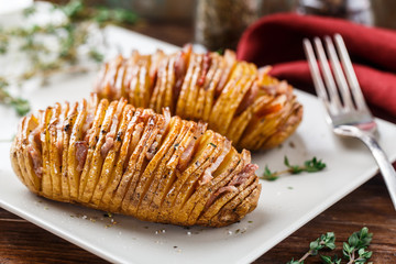 Hasselback potatoes